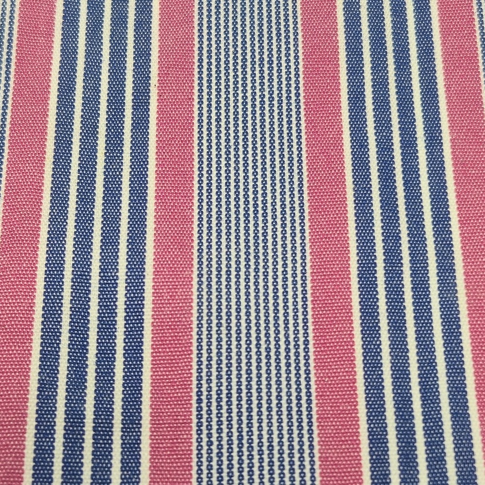 Thomas Pink London Woven Cotton Pocket Square Handkerchief Blue Pink Stripes - Picture 3 of 10